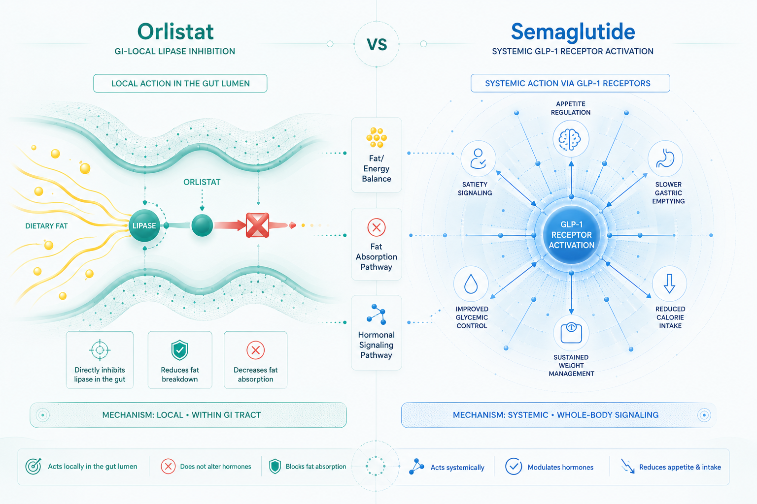 Orlistat vs Semaglutide